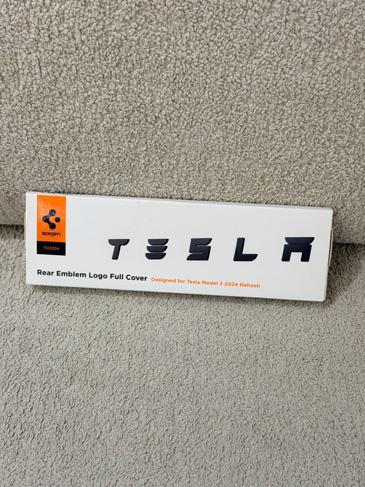 Spigen Tesla Logo Letters Zwart Embleem, Ophalen of Verzenden, Nieuw