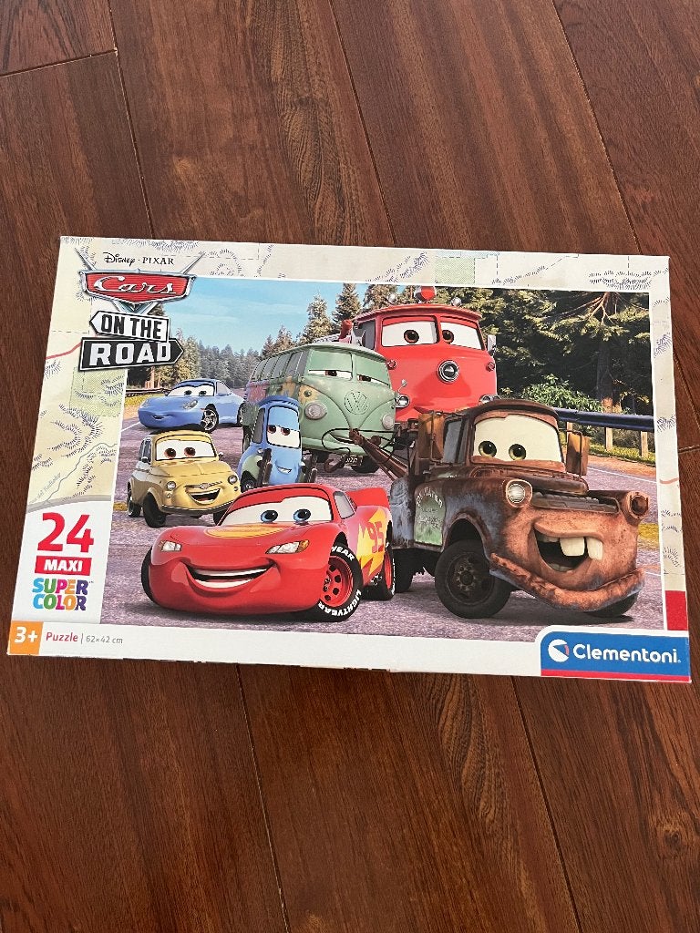 Cars Kinderpuzzle, Ophalen of Verzenden, 10 tot 50 stukjes, Zo goed als nieuw, 2 tot 4 jaar