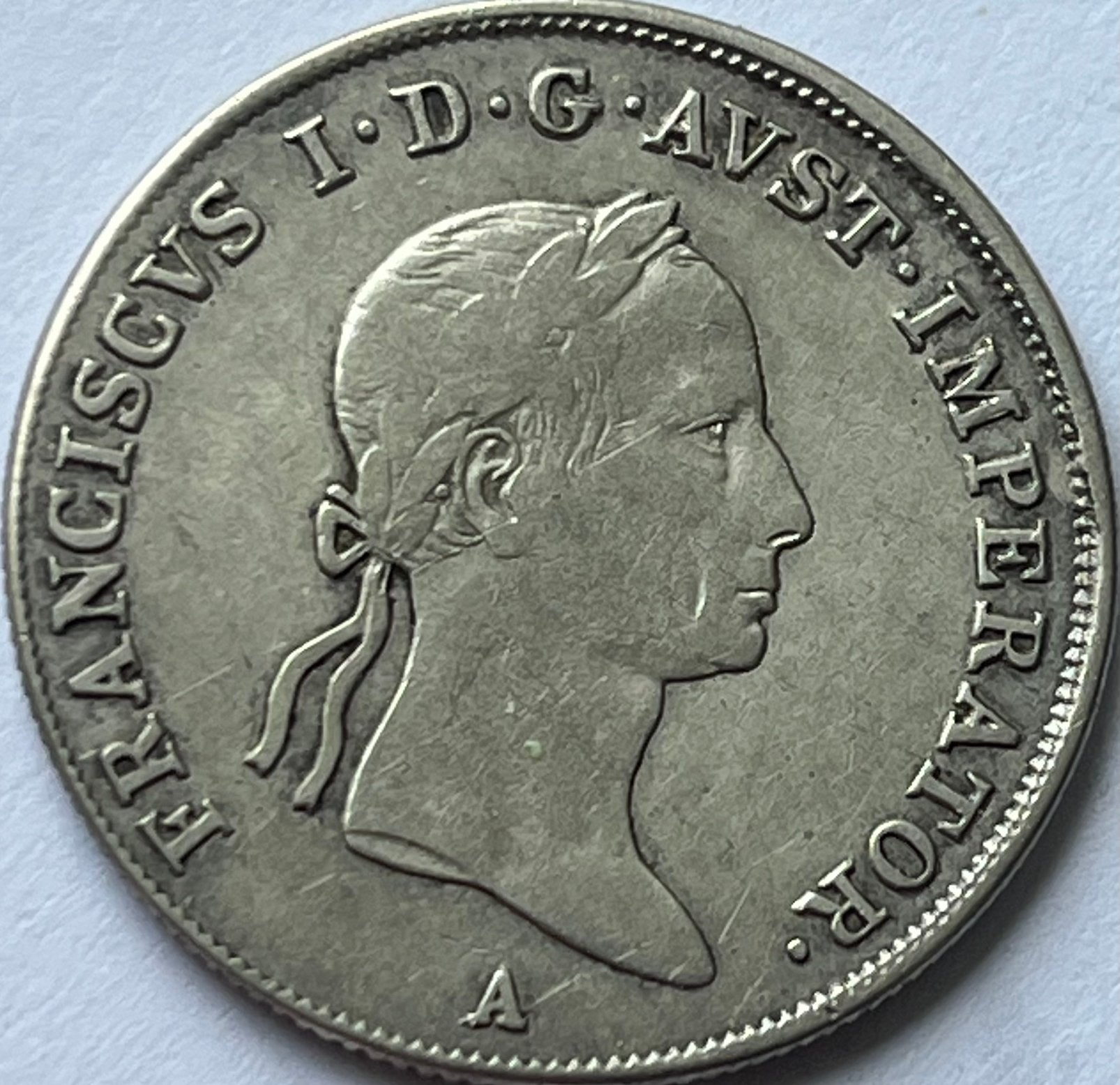 Oostenrijk zilveren twintig kreuzer 1813A, Ophalen of Verzenden, Oostenrijk, Losse munt, Zilver