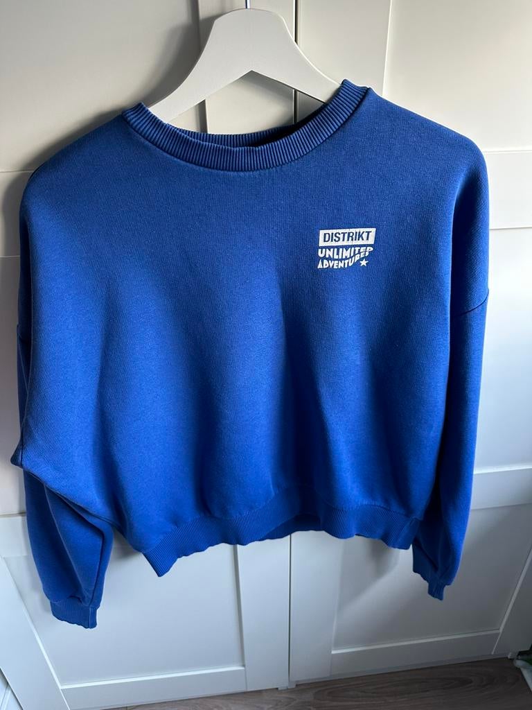 Sweater Distrikt (The Sting) maat XS - kobalt blauw, Ophalen of Verzenden, Gedragen, Maat 34 (XS) of kleiner, Blauw