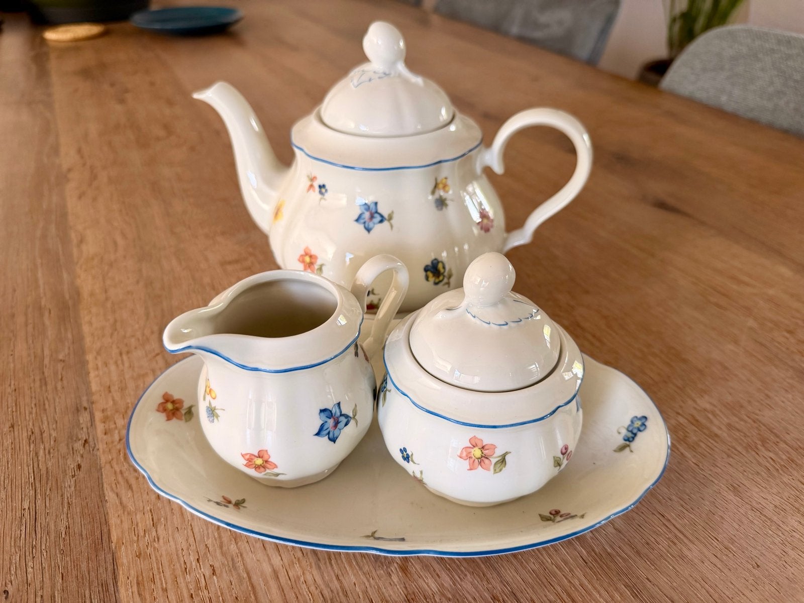 Seltmann Marie Luise Strooibloem Theeservies, Overige merken, Klassiek, Nieuw, Ophalen of Verzenden