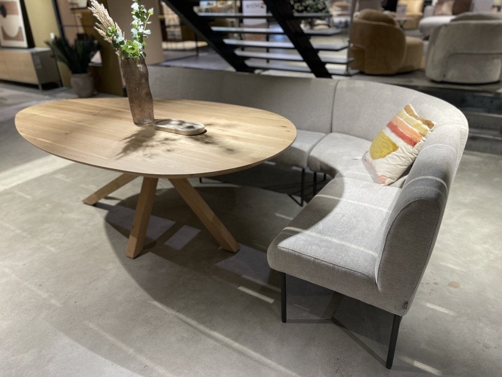 Forbes eettafelbank bij Miltonhouse, Ophalen, Nieuw, Stof, Eén