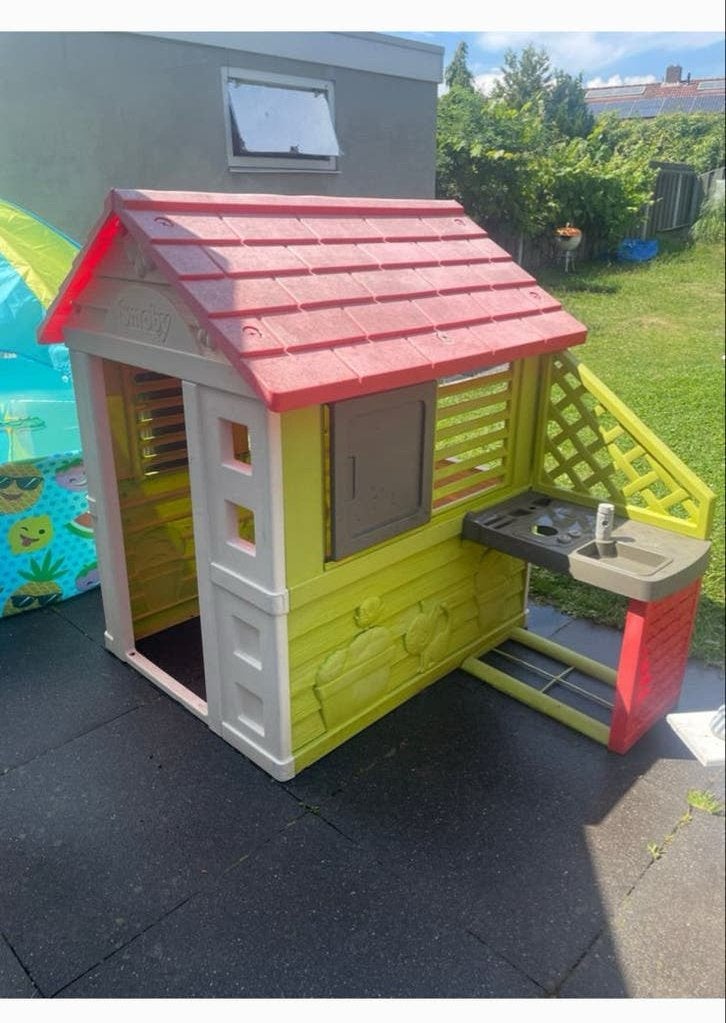Smoby Speelhuisje met Keuken, Ophalen, Zo goed als nieuw, Kunststof