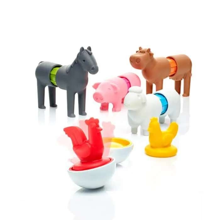 SmartMax My First Farm Animals 16 delen - nieuw, ., Nieuw, Ophalen of Verzenden, Bouwen
