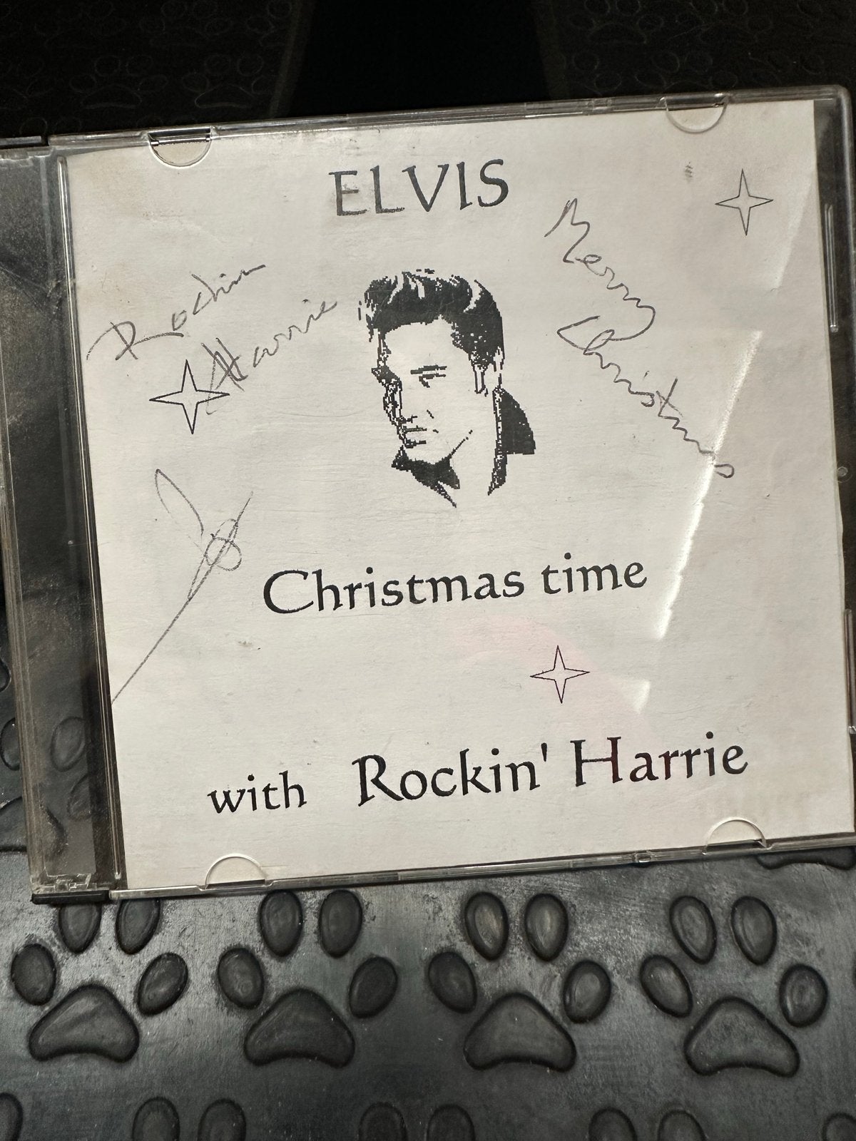 Elvis Christmas Time with Rockin' Harrie CD - Gesigneerd, Ophalen of Verzenden, Gebruikt, Album, Gesigneerd