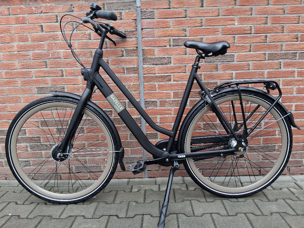 ALS NIEUWE Gazelle Esprit dames 59 cm. zwart mat, Ophalen, Versnellingen, 56 cm of meer, Zo goed als nieuw