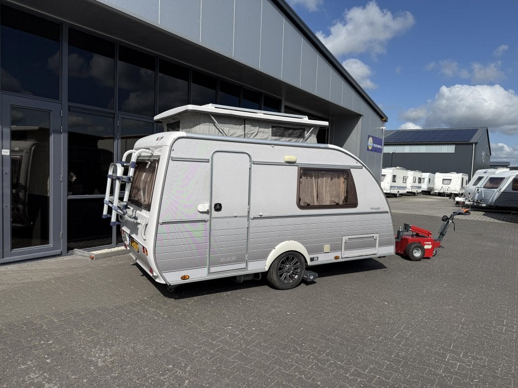 Kip Kompakt Special 37 KK Langslaper + Zit Solar Tent Luifel, Caravans en Kamperen, Luifel, Kip, Bedrijf, Treinzit