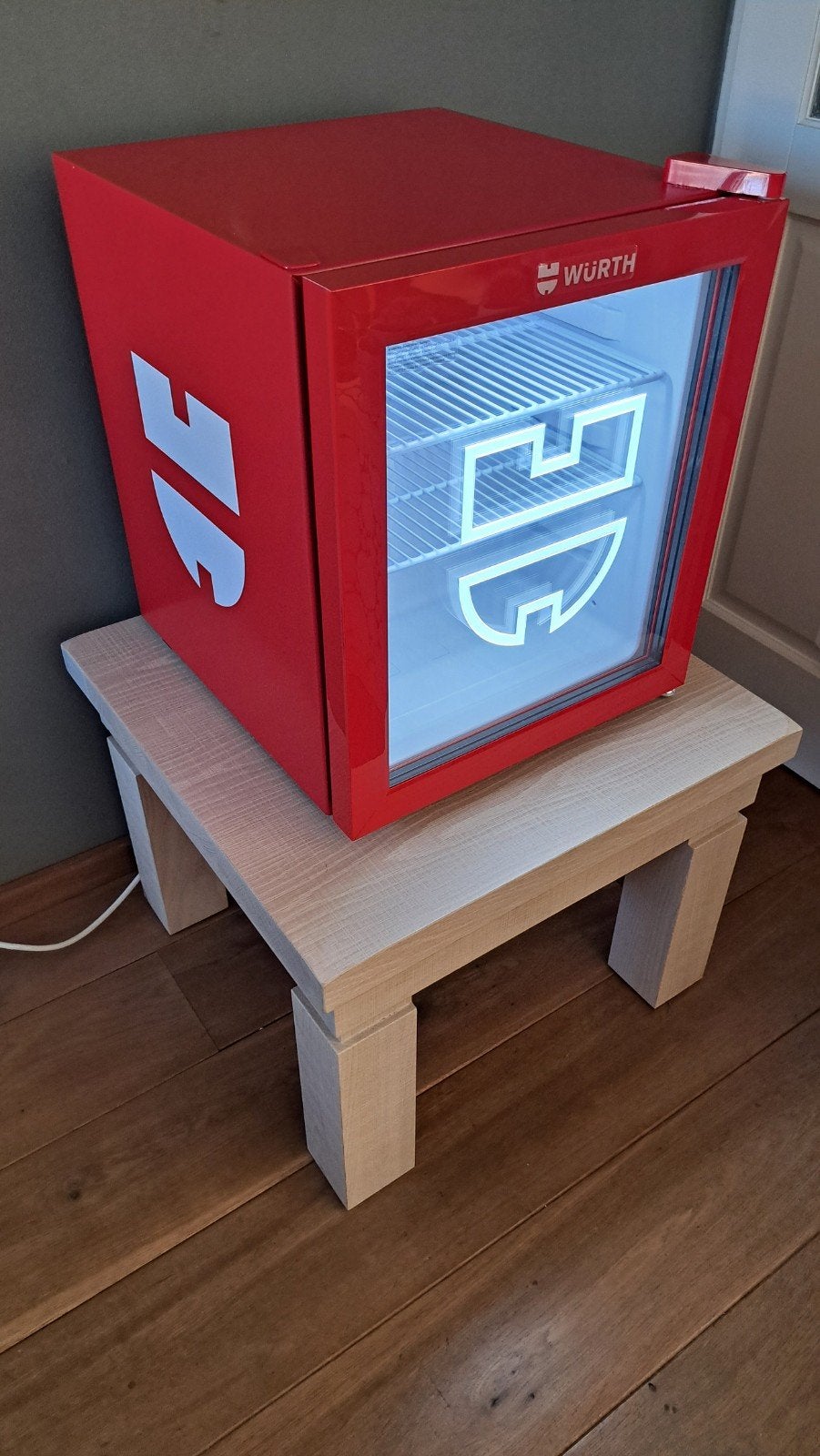 🧊MINI KOELKAST KOELING KOUDE DRANK MINI BAR MET VERLICHTING, Ophalen, Zonder vriesvak, Minder dan 85 cm, Nieuw