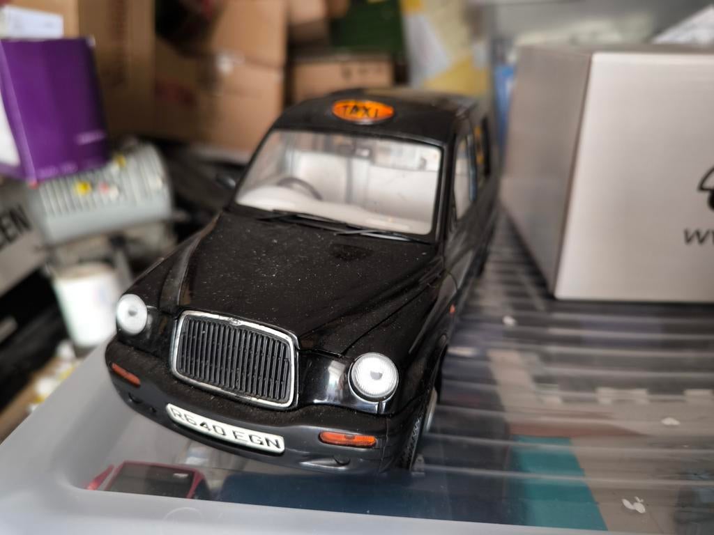 Modelauto London Taxi - Zwart, Verzenden, Zo goed als nieuw, Overige merken