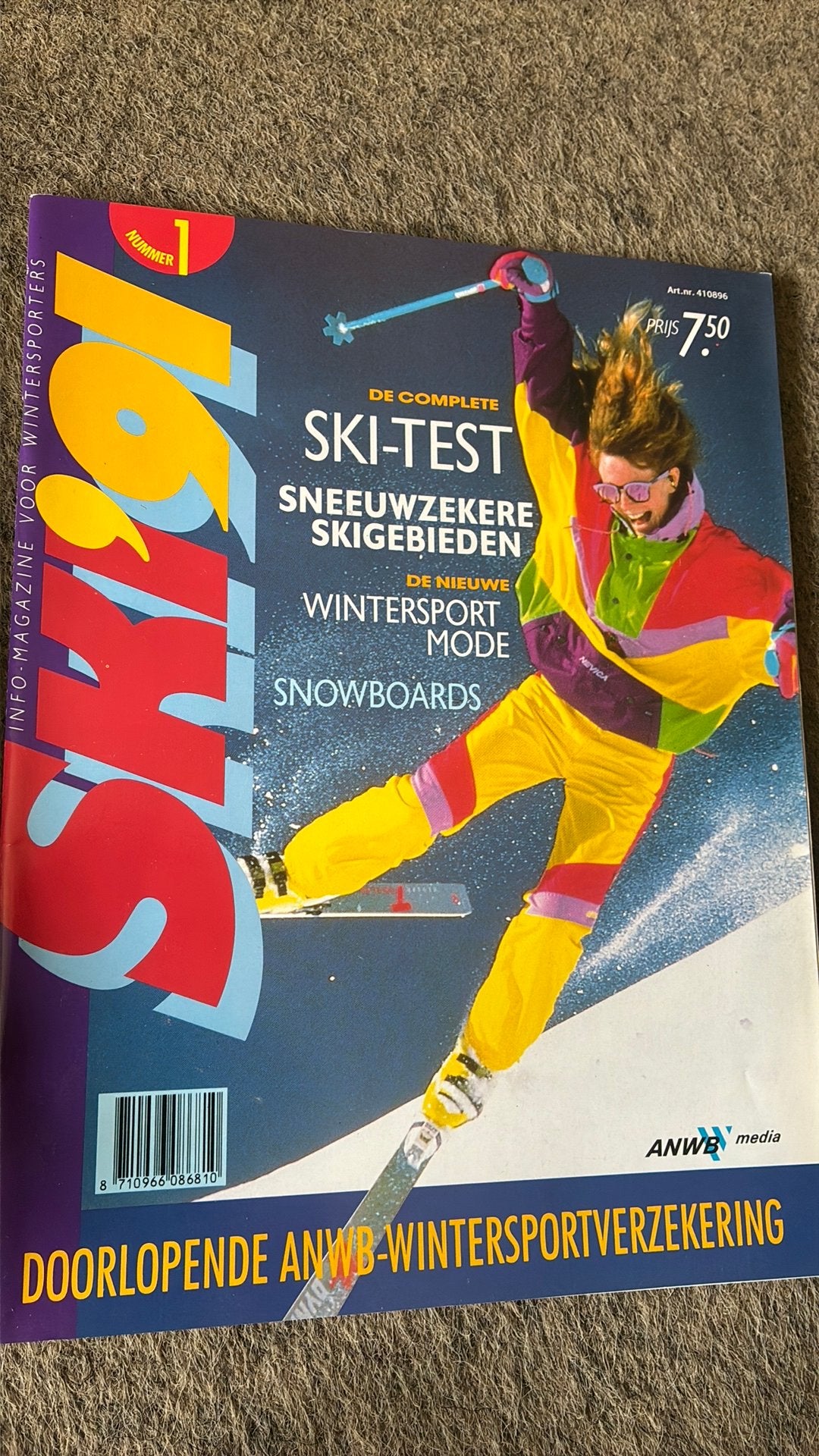 SKI Magazine – Jaargangen “90 – Nederlandse Ski Vereniging, Ophalen of Verzenden, Gelezen, Wintersport