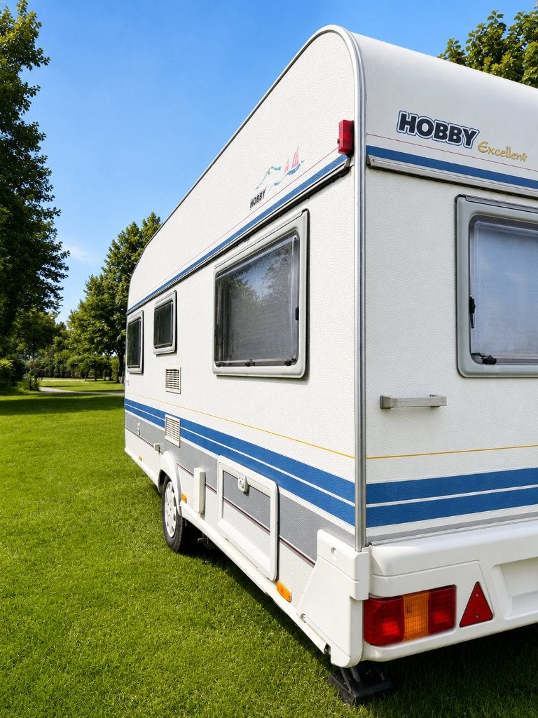 Hobby Excellent 495:Mover, Zonnepanelen, Voortent, 2x Luifel, Rondzit, Hobby, Bedrijf, Luifel