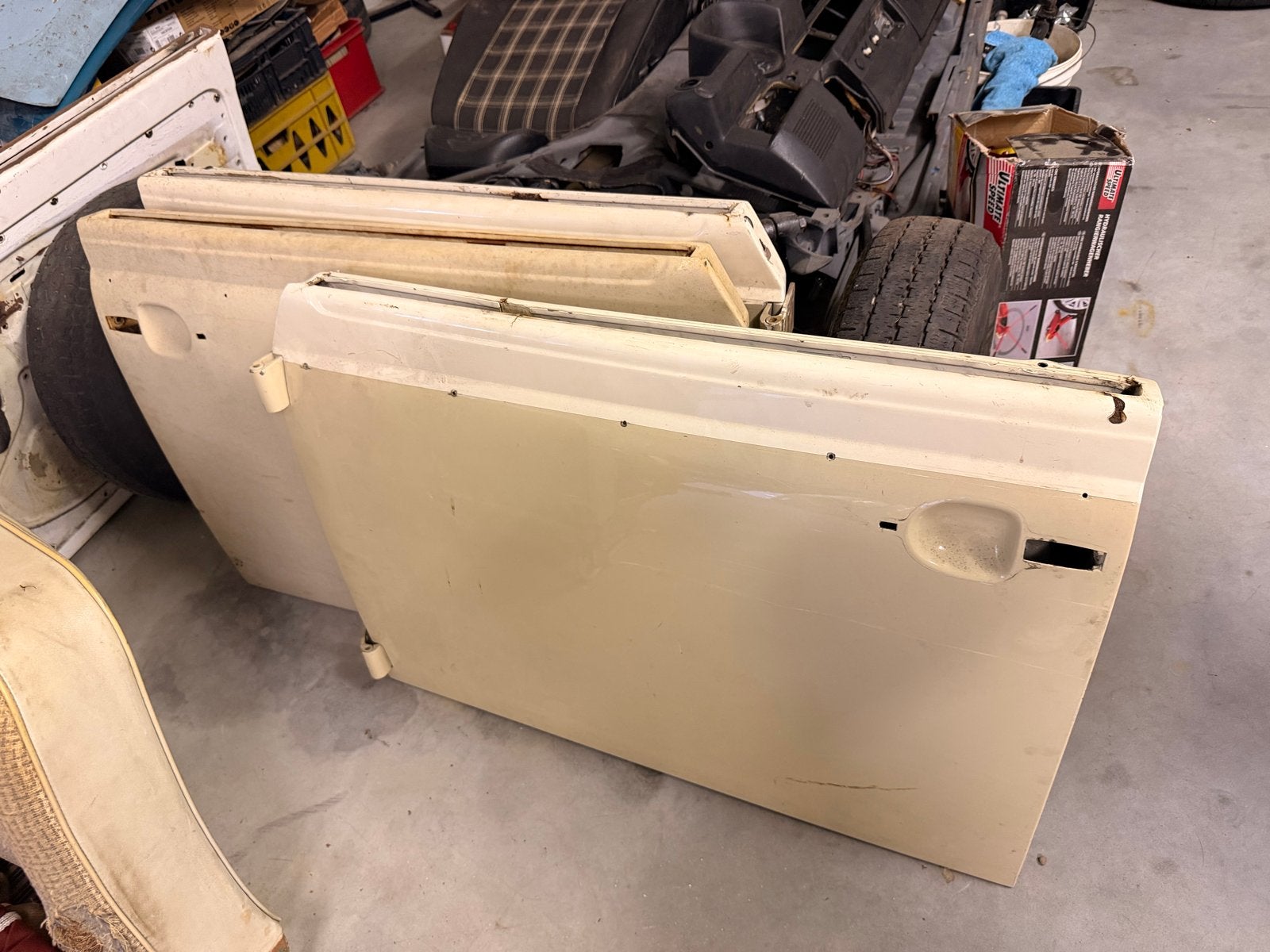 VW kever portier/deur, Auto-onderdelen, Carrosserie en Plaatwerk, Ophalen, Gebruikt, Voor, Deur