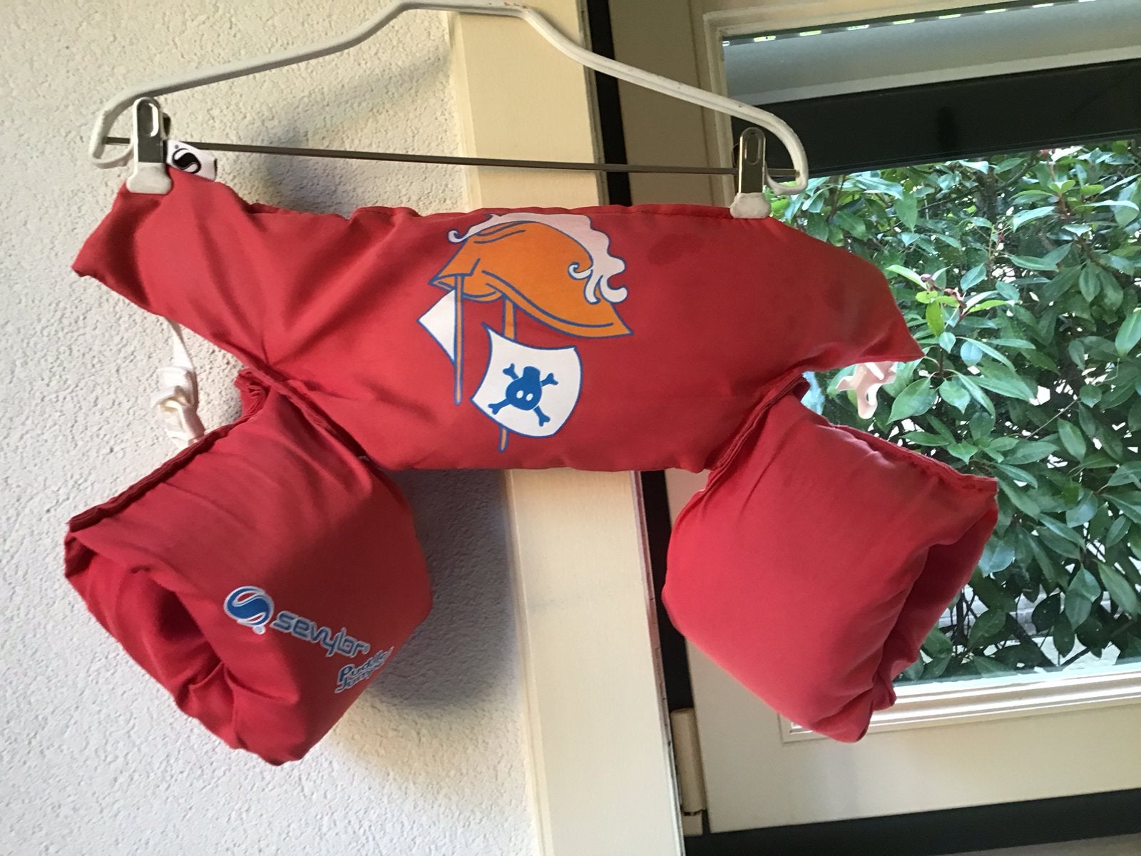 Sevylor Puddle Jumper Piraat 3 D rood leeftijd 2 jaar, Jongen of Meisje, One size, Ophalen of Verzenden, Zo goed als nieuw