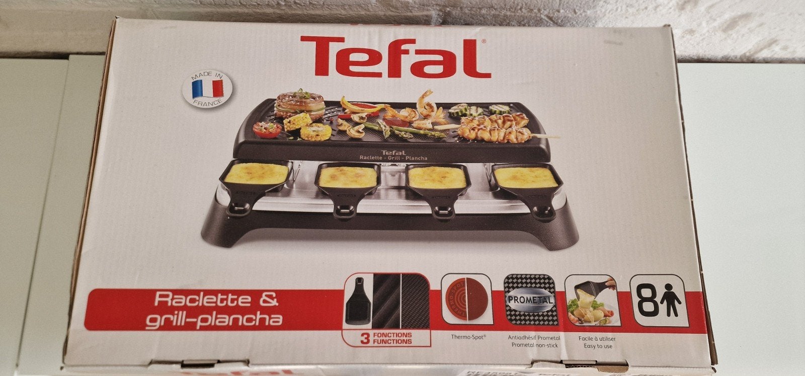 Tefal gourmetset 8 personen, Ophalen of Verzenden, Zo goed als nieuw, 8 personen of meer