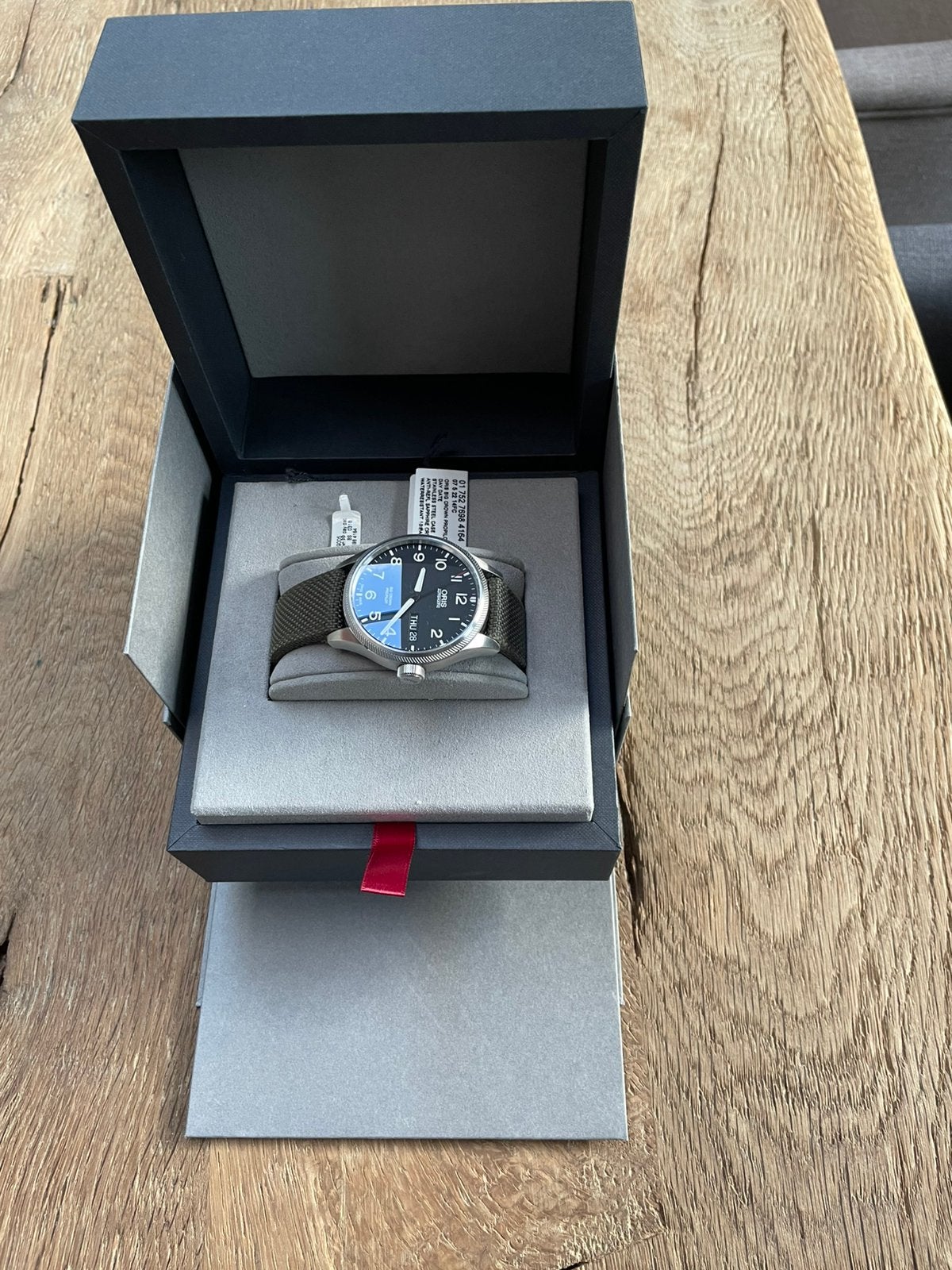 Oris Propilot Day Date, Sieraden, Tassen en Uiterlijk, Overige merken, Polshorloge, Overige materialen, Ophalen of Verzenden