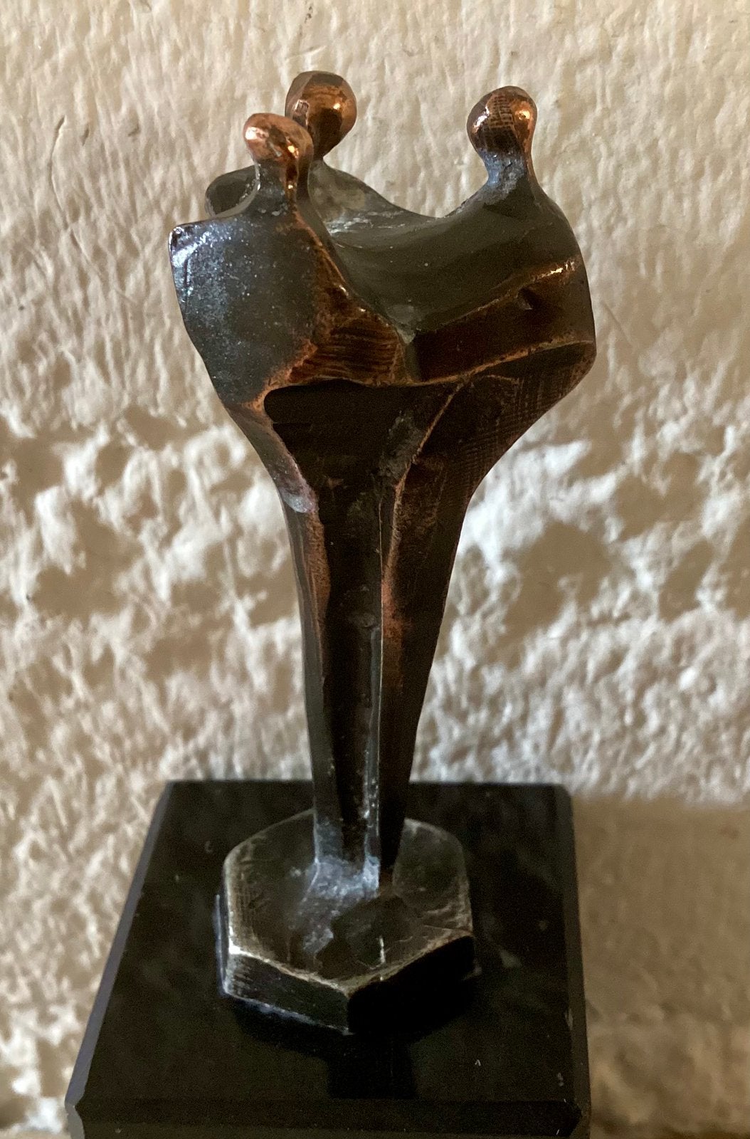 Bronzen beeldje van Artihove: Teamwork. Joop van Nugteren., Ophalen of Verzenden