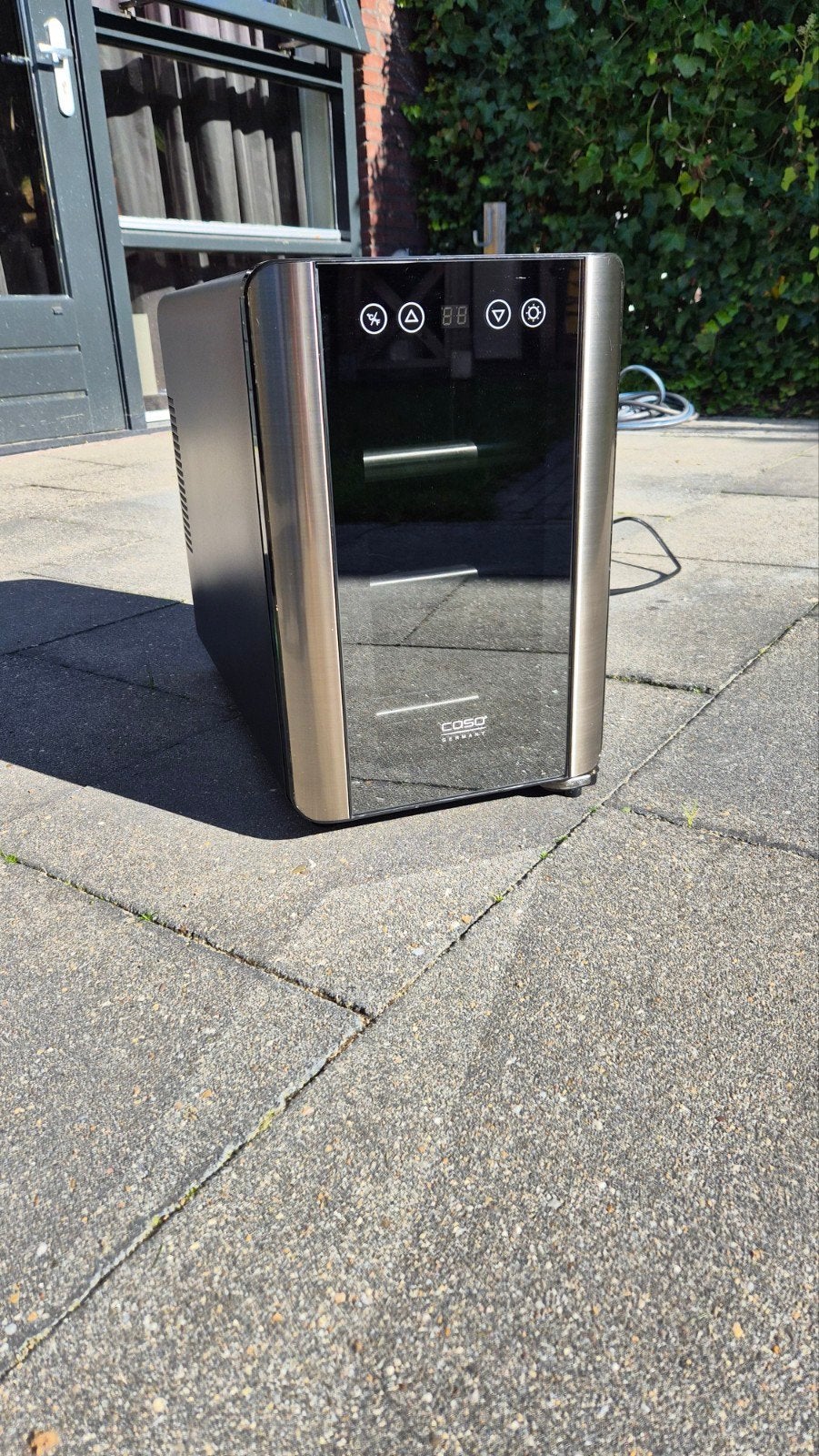 Caso WineCase 6 Wijnkoelkast - Compact en Stijlvol, Ophalen, Zonder vriesvak, Minder dan 45 cm, Minder dan 85 cm