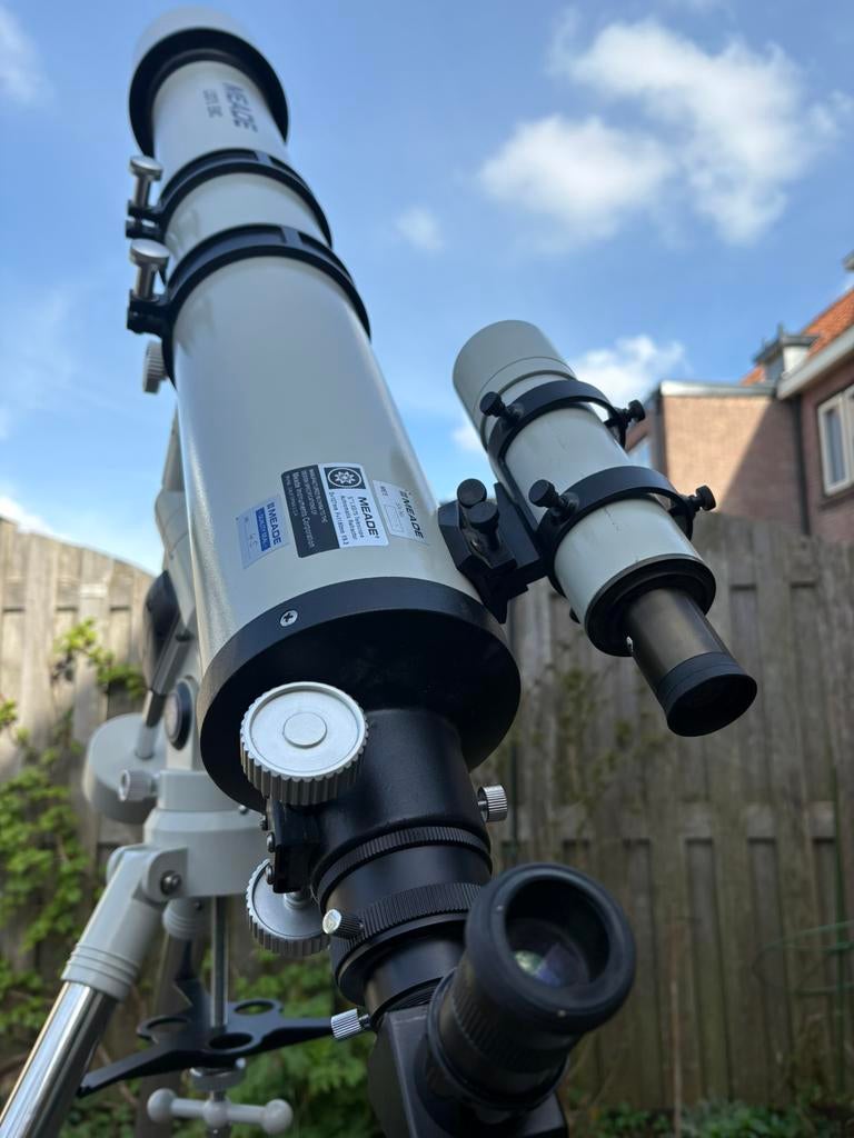 Meade LDX75 EMC Telescoop, Audio, Tv en Foto, Optische apparatuur | Telescopen, Ophalen, Gebruikt, Lenzentelescoop (refractor)