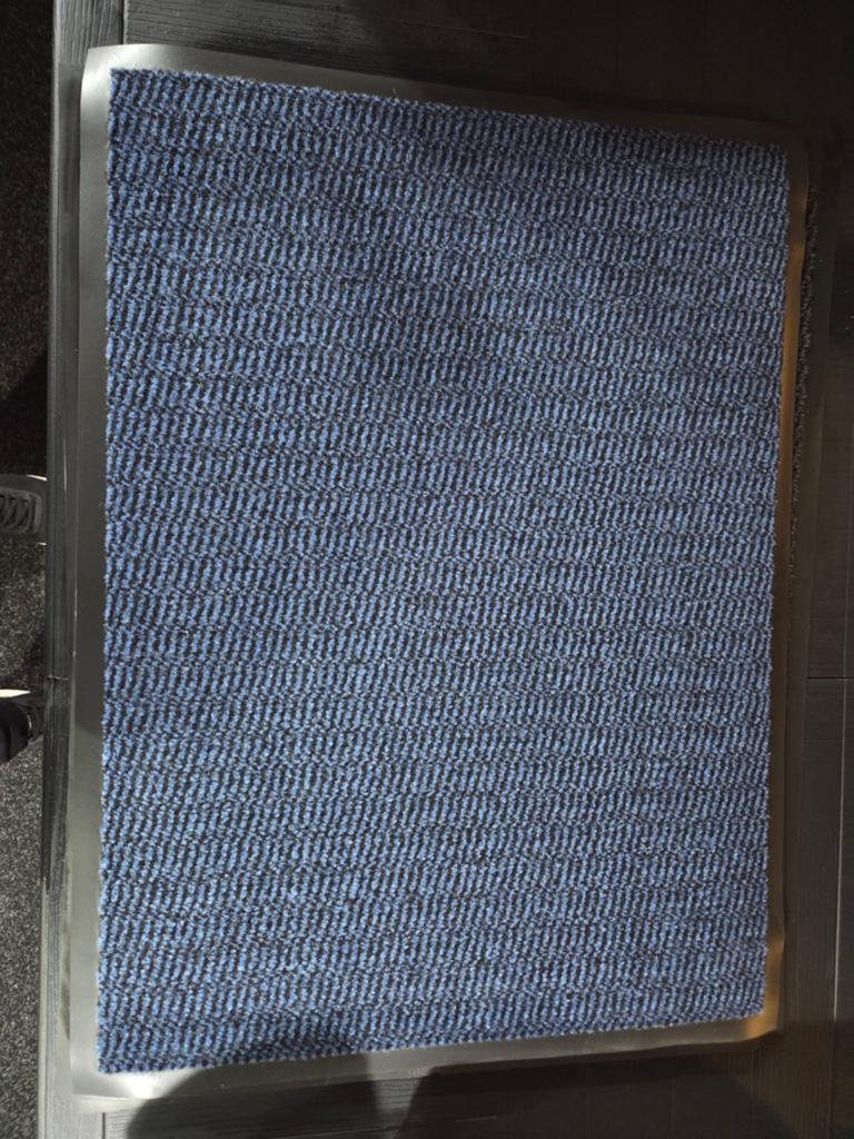Blauwe Schoonloopmat - Houd Uw Vloer Schoon, Nylon, Ophalen of Verzenden, Binnen, Nieuw
