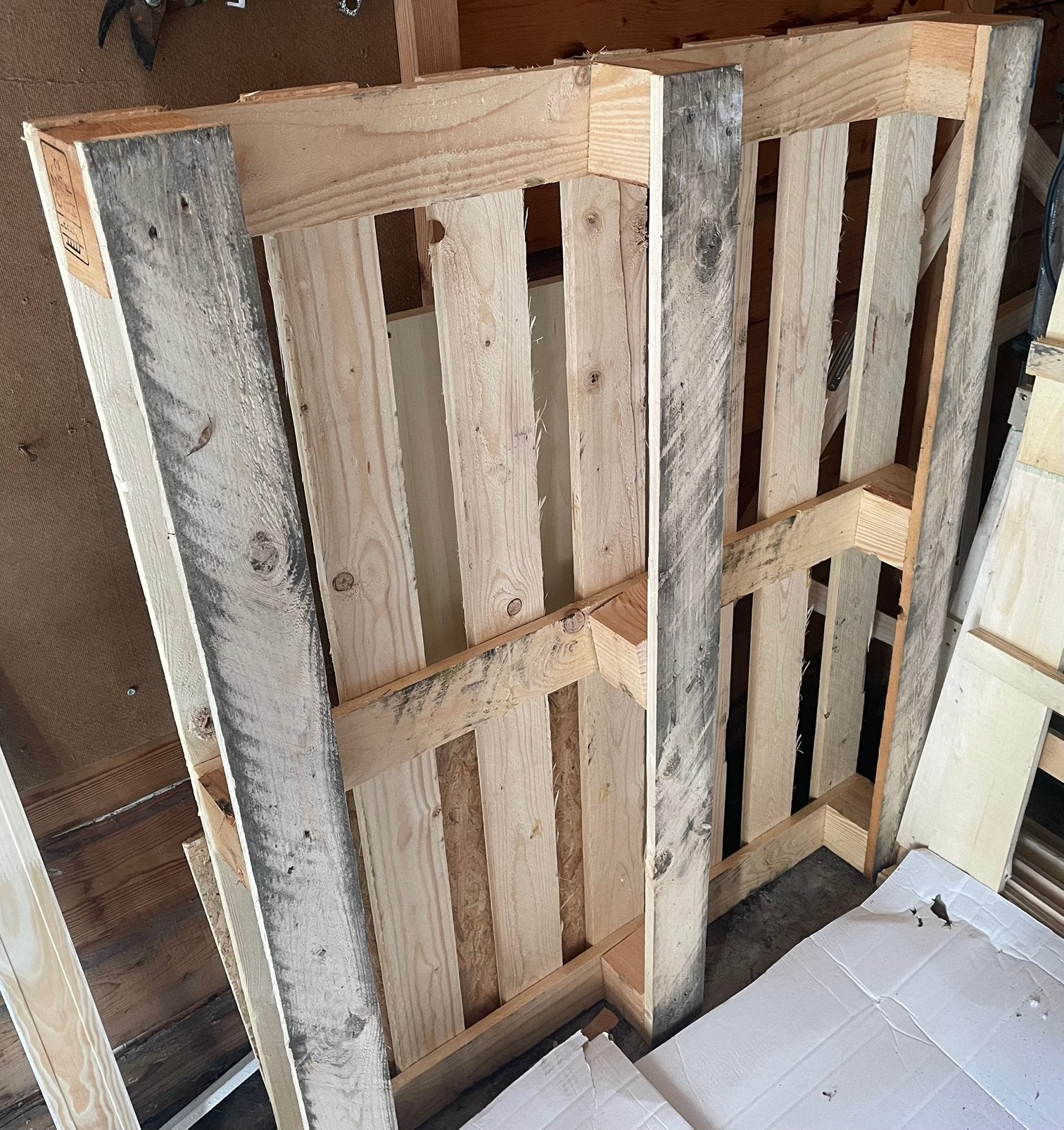 Pallets en resthout, Doe-het-zelf en Verbouw, Hout en Planken, Ophalen, Zo goed als nieuw, Pallet, Minder dan 200 cm