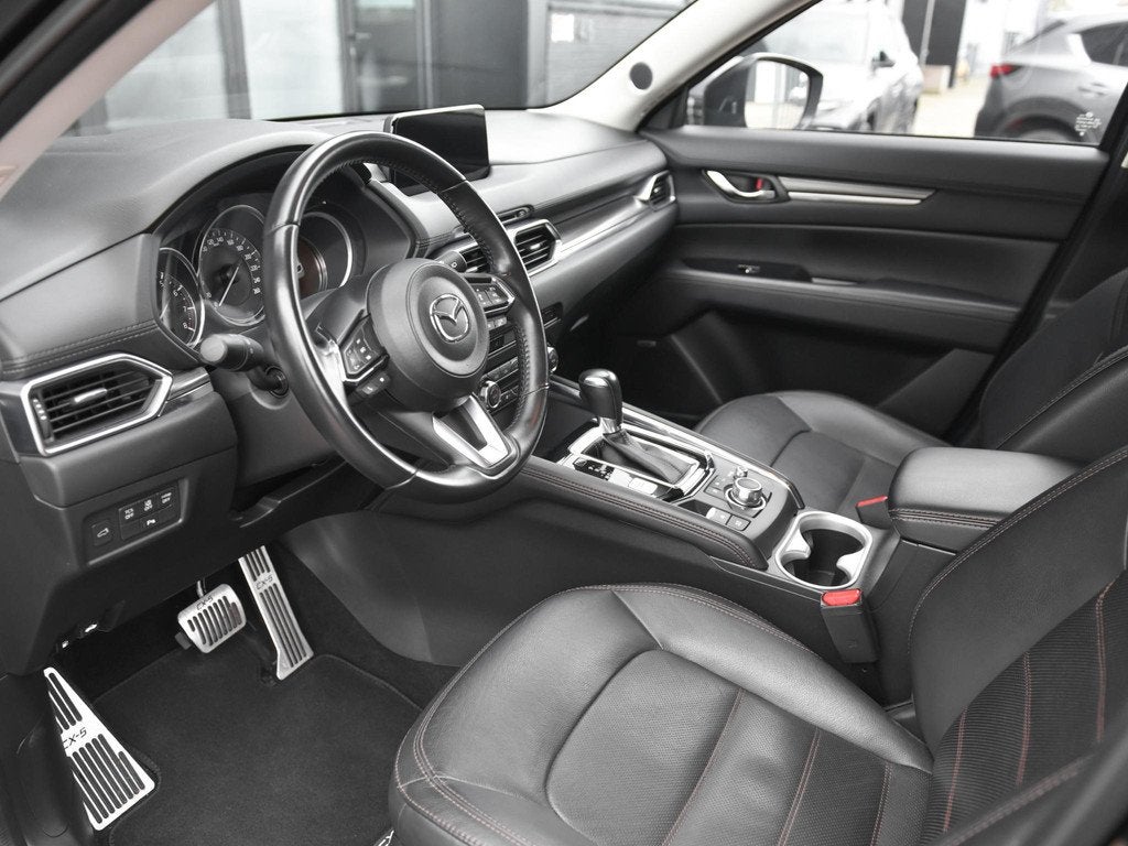 Mazda CX-5 2.5 SkyActiv-G 192 GT-M 4WD Leer Bose Camera adap, Automaat, Gebruikt, 2000 kg, Zwart