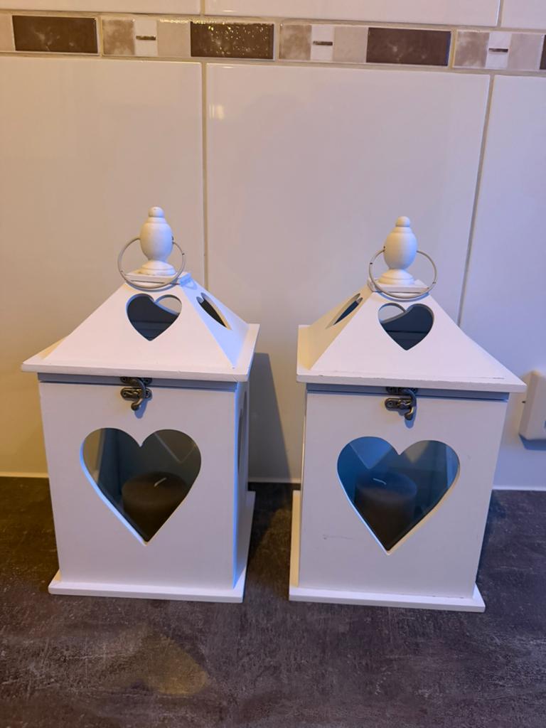 Decoratie met kaars erin, Ophalen of Verzenden, Zo goed als nieuw, Overige materialen, Minder dan 25 cm