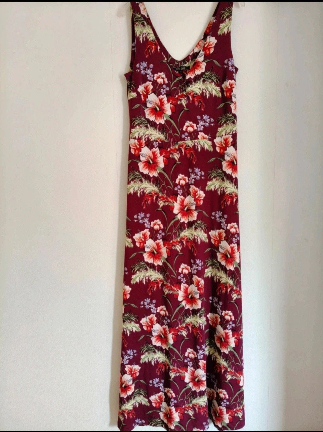 King Louie Maxi Jurk Bloemenprint Maat S, Kleding | Dames, Ophalen of Verzenden, Zo goed als nieuw, King Louie, Maat 36 (S)