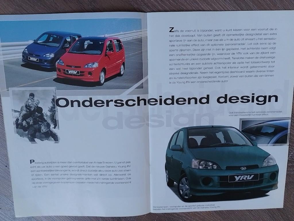 Daihatsu Young RV autofolder YRV, Ophalen of Verzenden, Nieuw, Overige merken