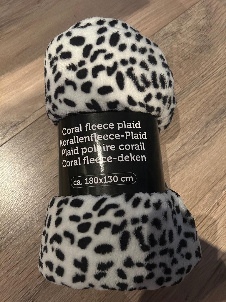 Fleece plaid, Huis en Inrichting, Woonaccessoires | Plaids en Woondekens, Ophalen, Nieuw