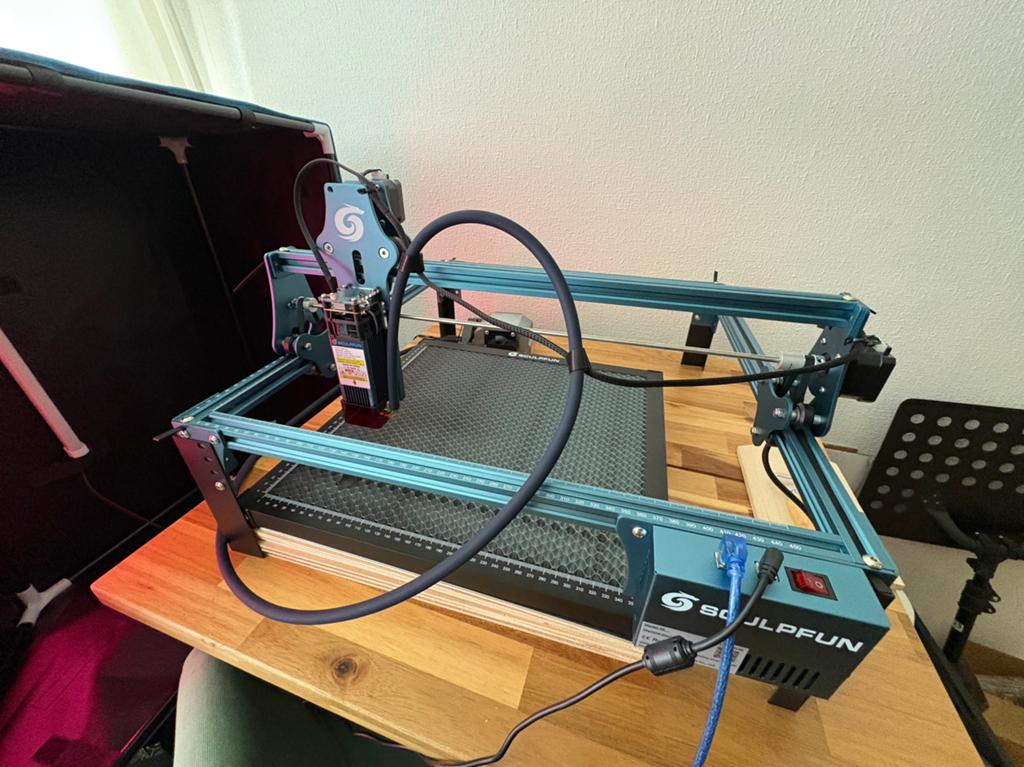 Complete Sculpfun S9 lasergraveer set met oa enclosure, Ophalen, Zo goed als nieuw