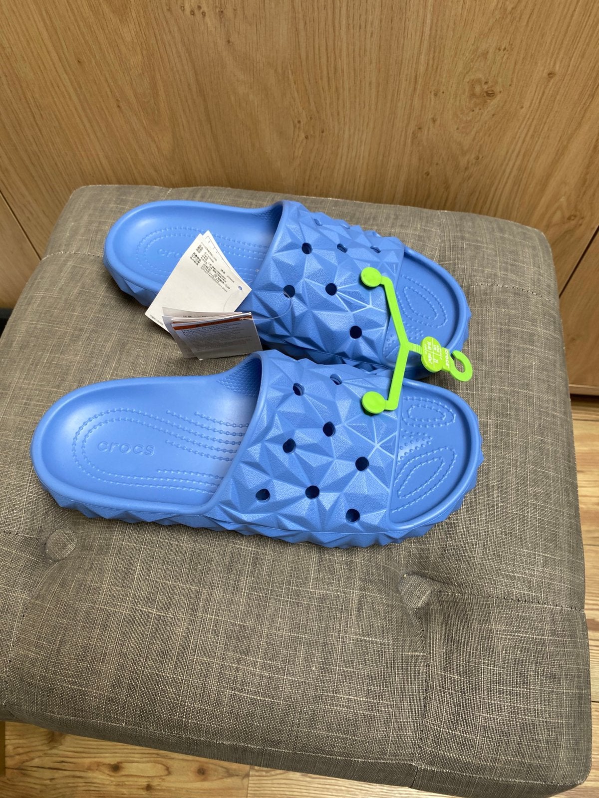 Crocs slipper blauw maat 39-40, Ophalen of Verzenden, Blauw