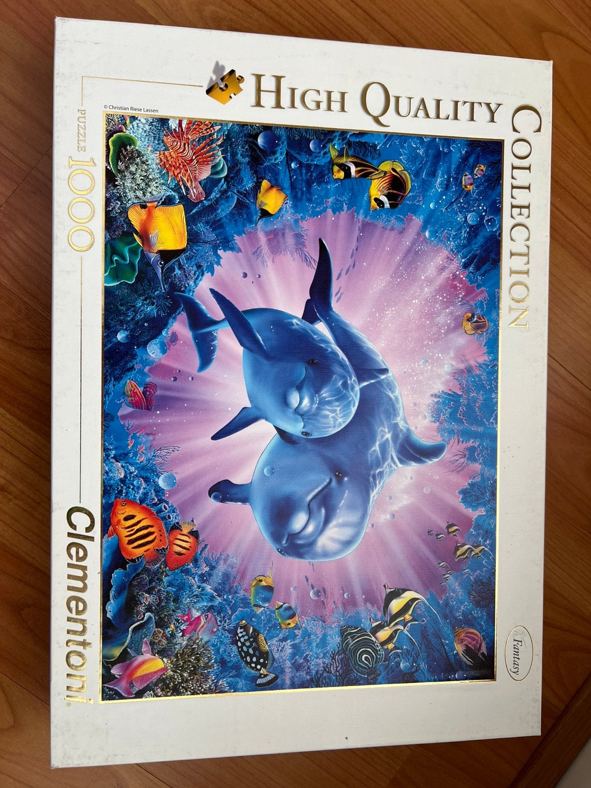 Puzzel clementoni onderwater, Ophalen of Verzenden, 500 t/m 1500 stukjes, Zo goed als nieuw