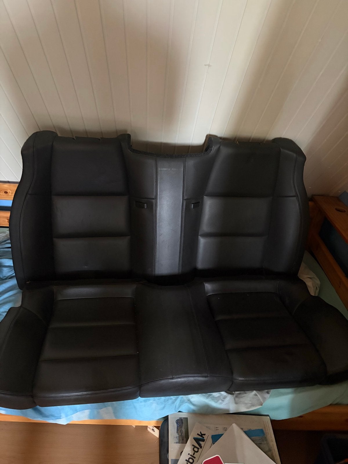 Leren achterbank met hoofdsteunen Peugeot 307 CC 2.0L, Auto-onderdelen, Ophalen of Verzenden, Gebruikt, Peugeot