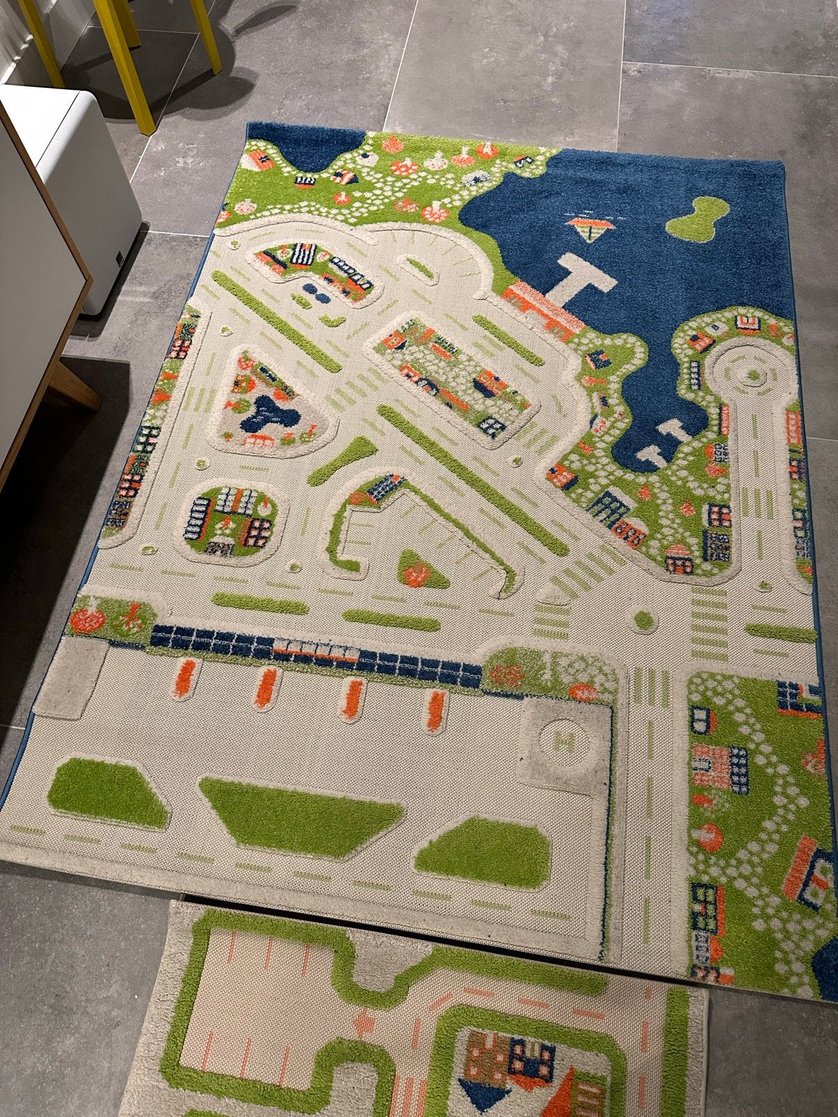 2x IVI Speelkleed 3D City 134x180 cm - Zo goed als nieuw, Verzenden, Zo goed als nieuw