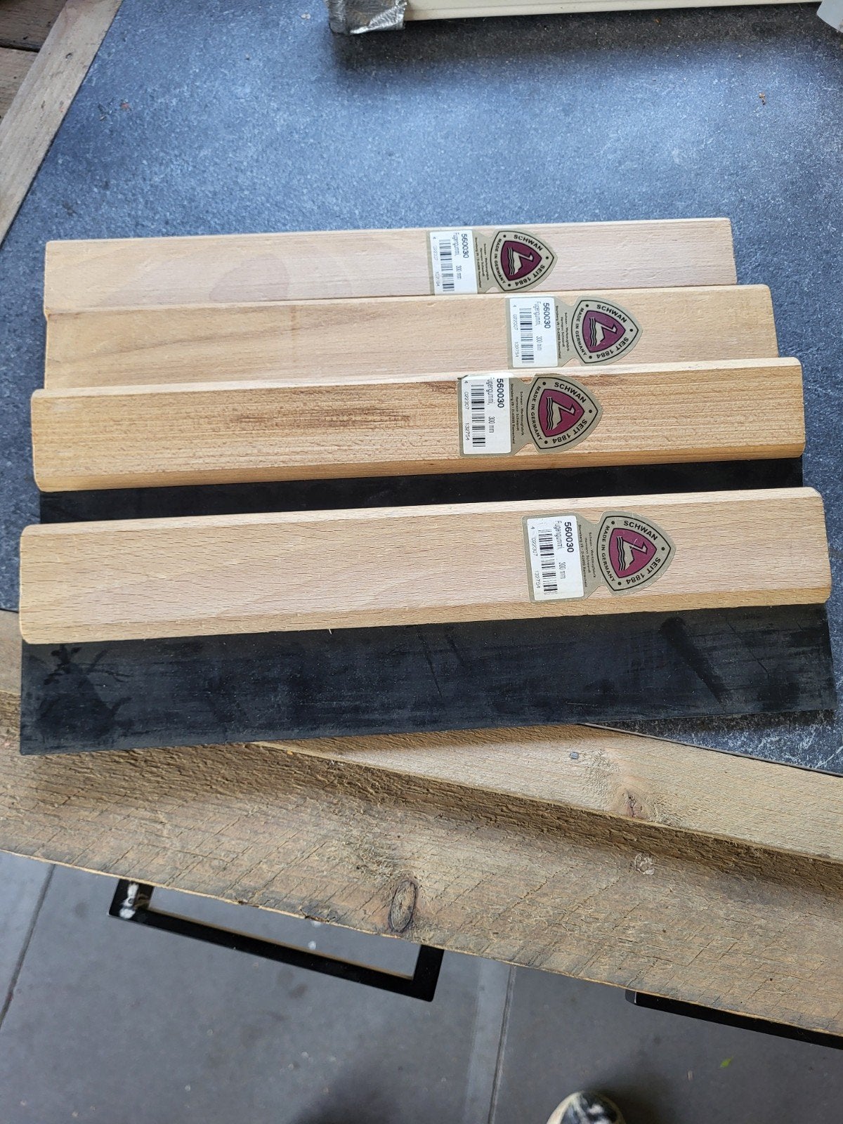 4x Schwan voegrubber 30 cm breed - Nieuw, Ophalen of Verzenden