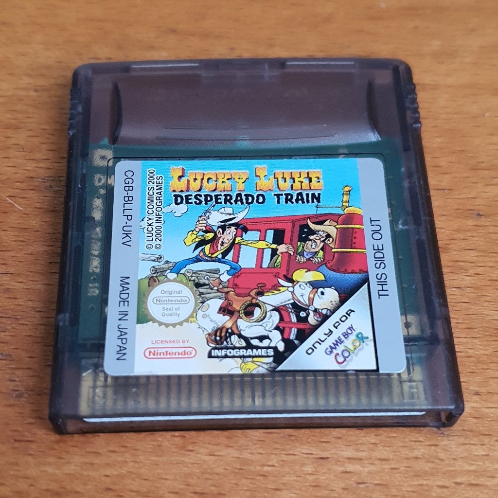 ZELDZAAM | Gameboy COLOR | Lucky Luke Desperado Train, Spelcomputers en Games, Games | Nintendo Game Boy, Avontuur en Actie, Gebruikt