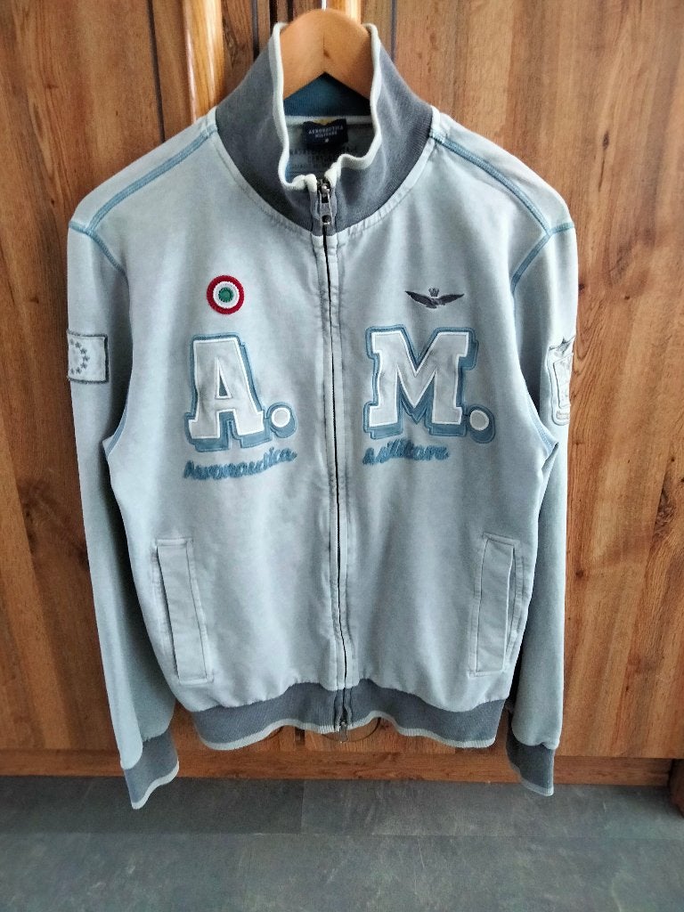 Aeronautica vest, Maat 52/54 (L), Ophalen of Verzenden, Aironautica, Grijs