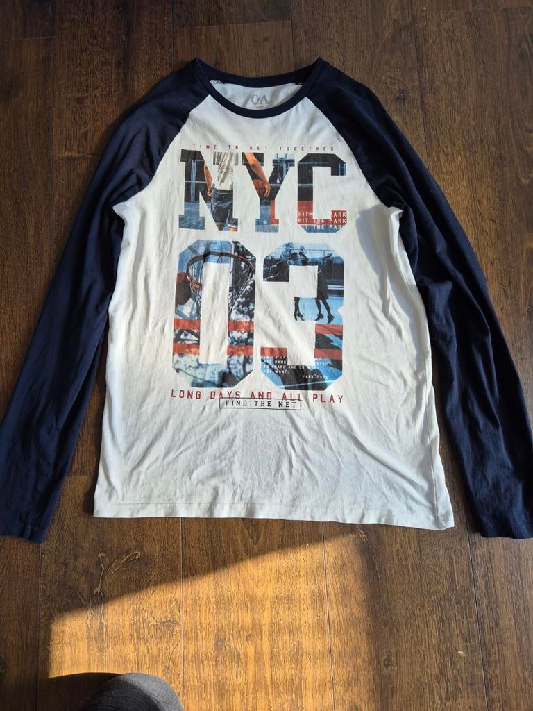 Jongens shirts lange mouwen maat 170/176, Ophalen of Verzenden, Zo goed als nieuw, Jongen, Shirt of Longsleeve