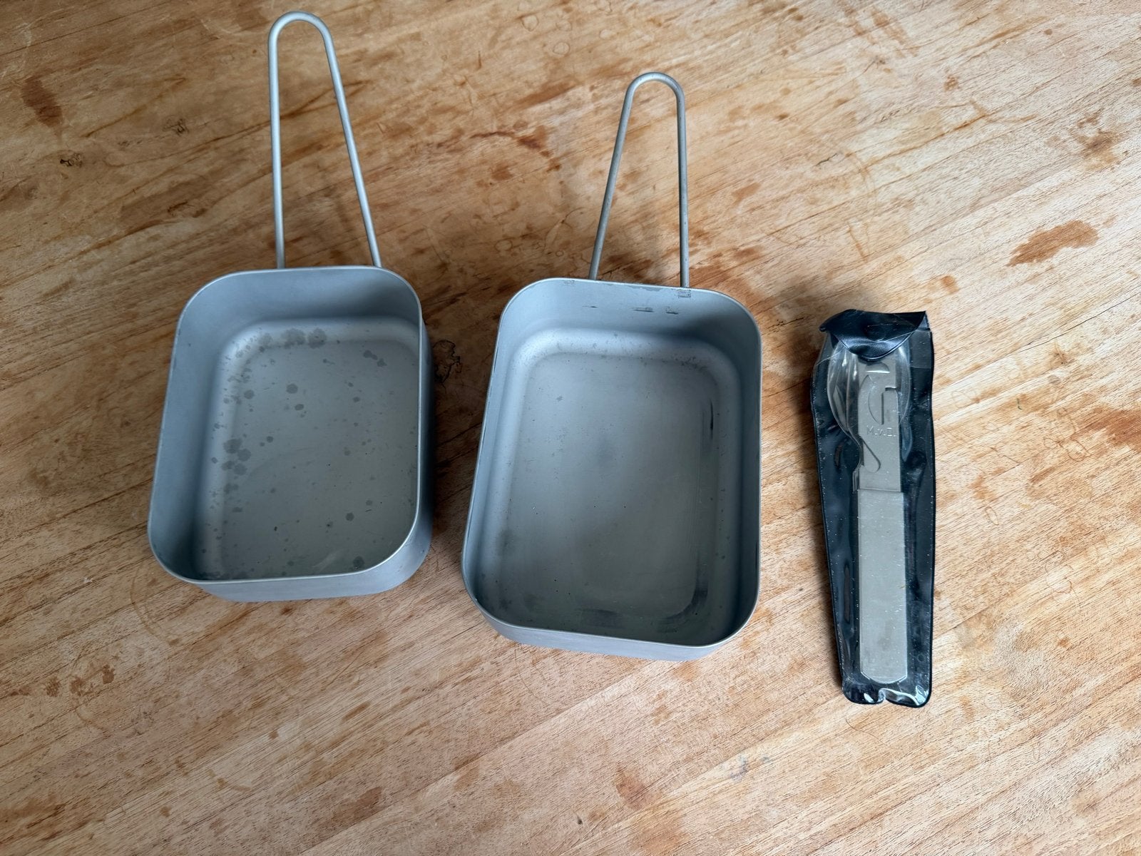 Defensie eetbakjes met bestek - Compleet set, Ophalen of Verzenden, Luchtmacht, Nederland, Overige typen