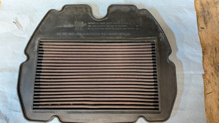 K&N Luchtfilter Honda CBR 600F2 PC25 P/N HA-6091 - Gebruikt, Ophalen of Verzenden, Gebruikt