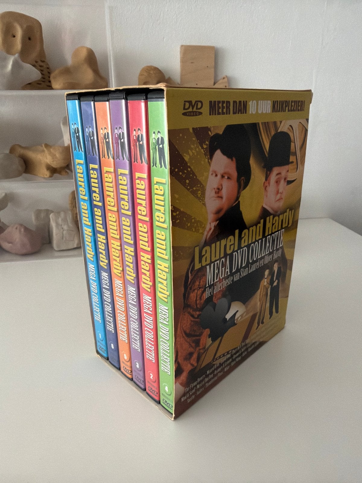 Laurel en Hardy Mega DVD Collectie -, Alle leeftijden, Ophalen of Verzenden, Gebruikt, Boxset