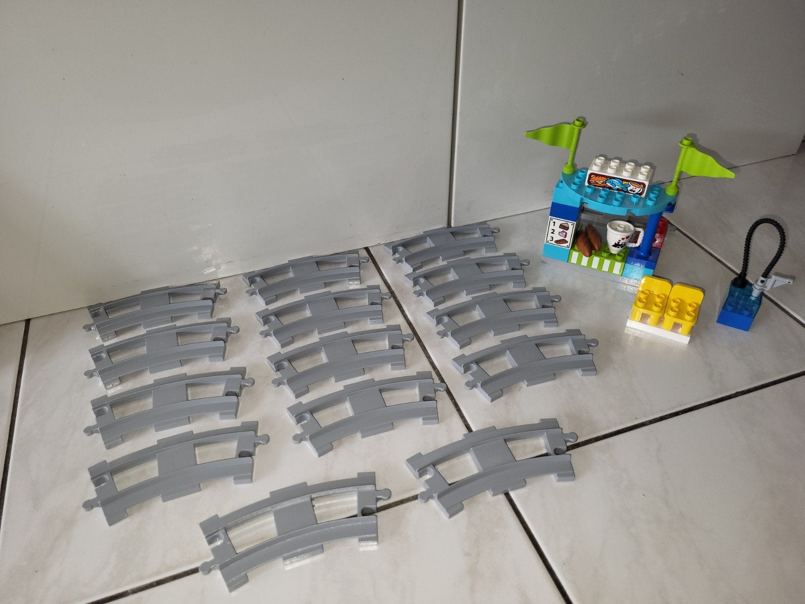 Duplo rails uitbreiding voor bij de trein, Gebruikt, Ophalen of Verzenden, Duplo, Duplo