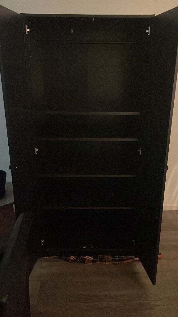 kledingkast  ikea rakkestad, Huis en Inrichting, Kasten | Kledingkasten, Ophalen, Gebruikt, Met plank(en), 150 tot 200 cm
