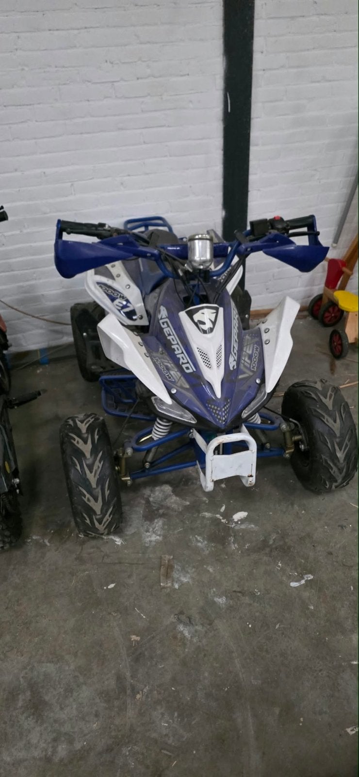 Elektrische Quad voor Kinderen - Blauw/Wit