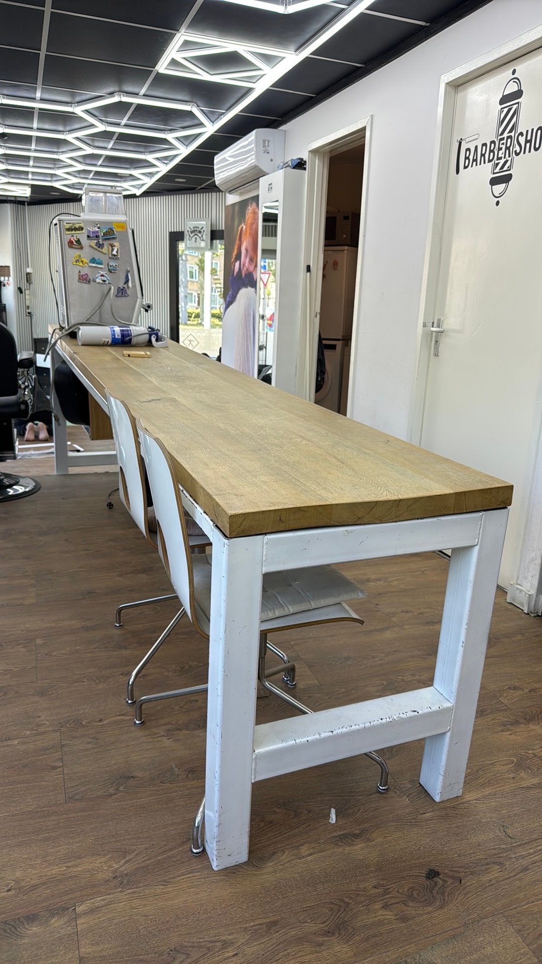 Tafel, 200 cm of meer, Zo goed als nieuw, Rechthoekig, 50 tot 100 cm