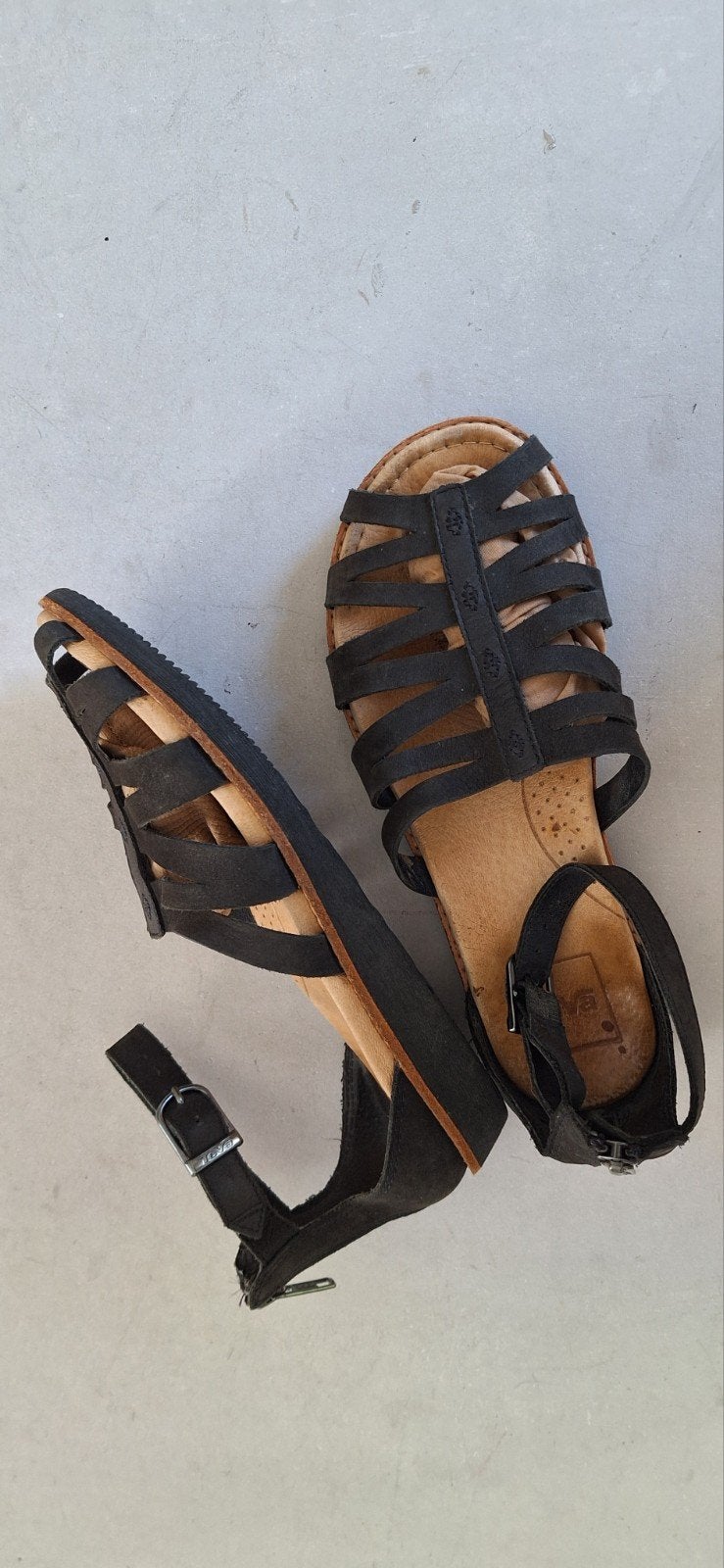 Z.g.a.n Teva sandalen maat 38, Zwart, Zo goed als nieuw, Teva, Sandalen of Muiltjes