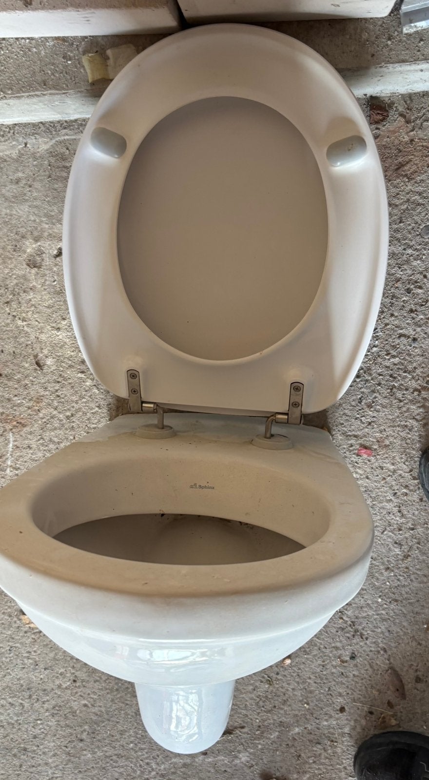Wc pot met deksel sphinx, Ophalen of Verzenden, Zo goed als nieuw, Toilet