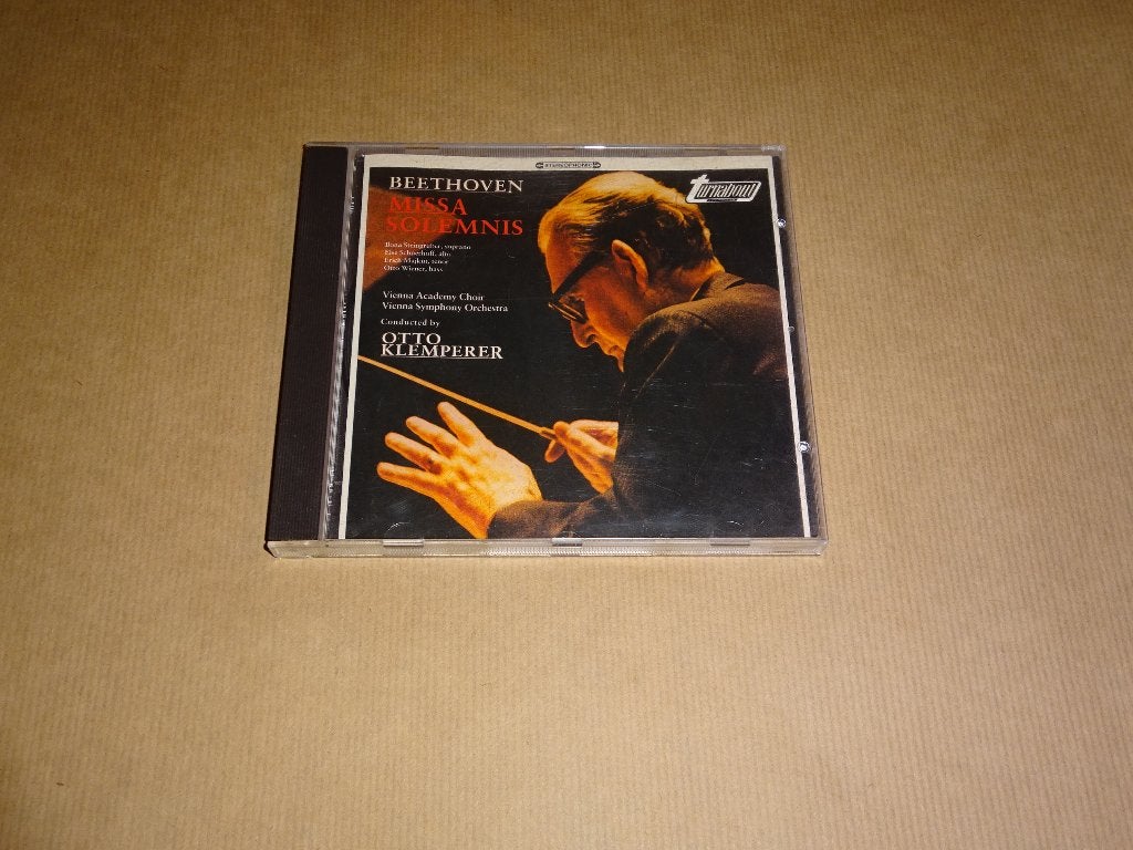 CD Beethoven Missa Solemnis Otto Klemperer, Ophalen of Verzenden, Classicisme, Gebruikt, Kamermuziek