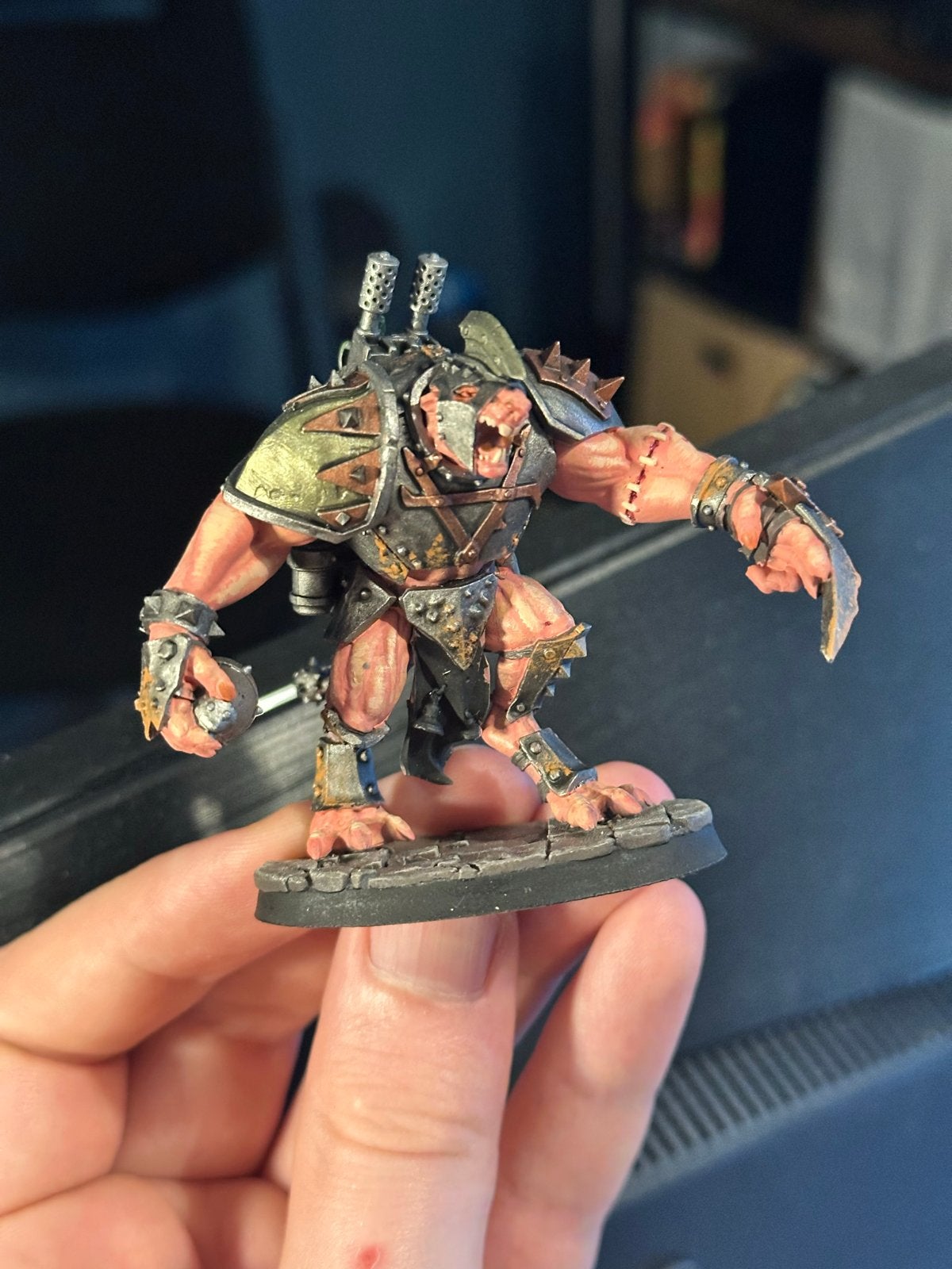 Rat Ogre Skaven, Hobby en Vrije tijd, Wargaming, Figuurtje(s), Warhammer, Ophalen of Verzenden, Zo goed als nieuw