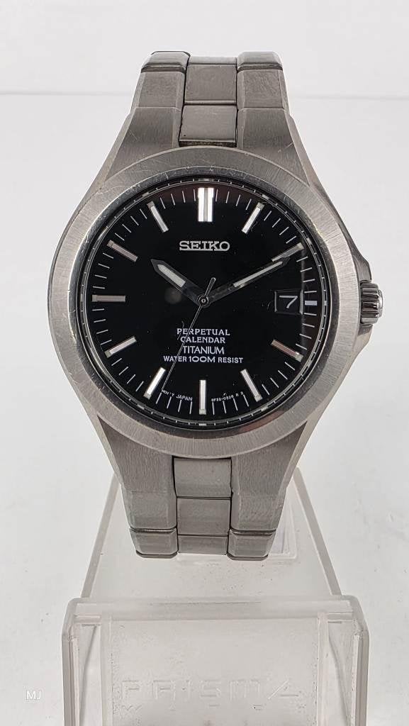 Seiko Titanium Perpetual Calander herenhorloge          H123, Sieraden, Tassen en Uiterlijk, Horloges | Heren, Gebruikt, ., Polshorloge